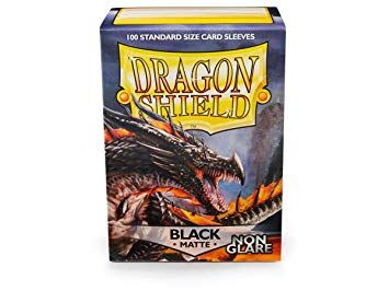 Dragon Shield sleeve-black matte-non glare